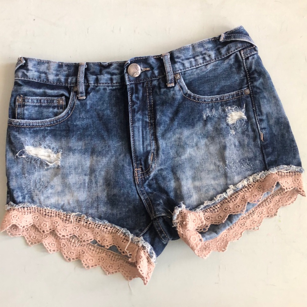 Free People Denim Shorts